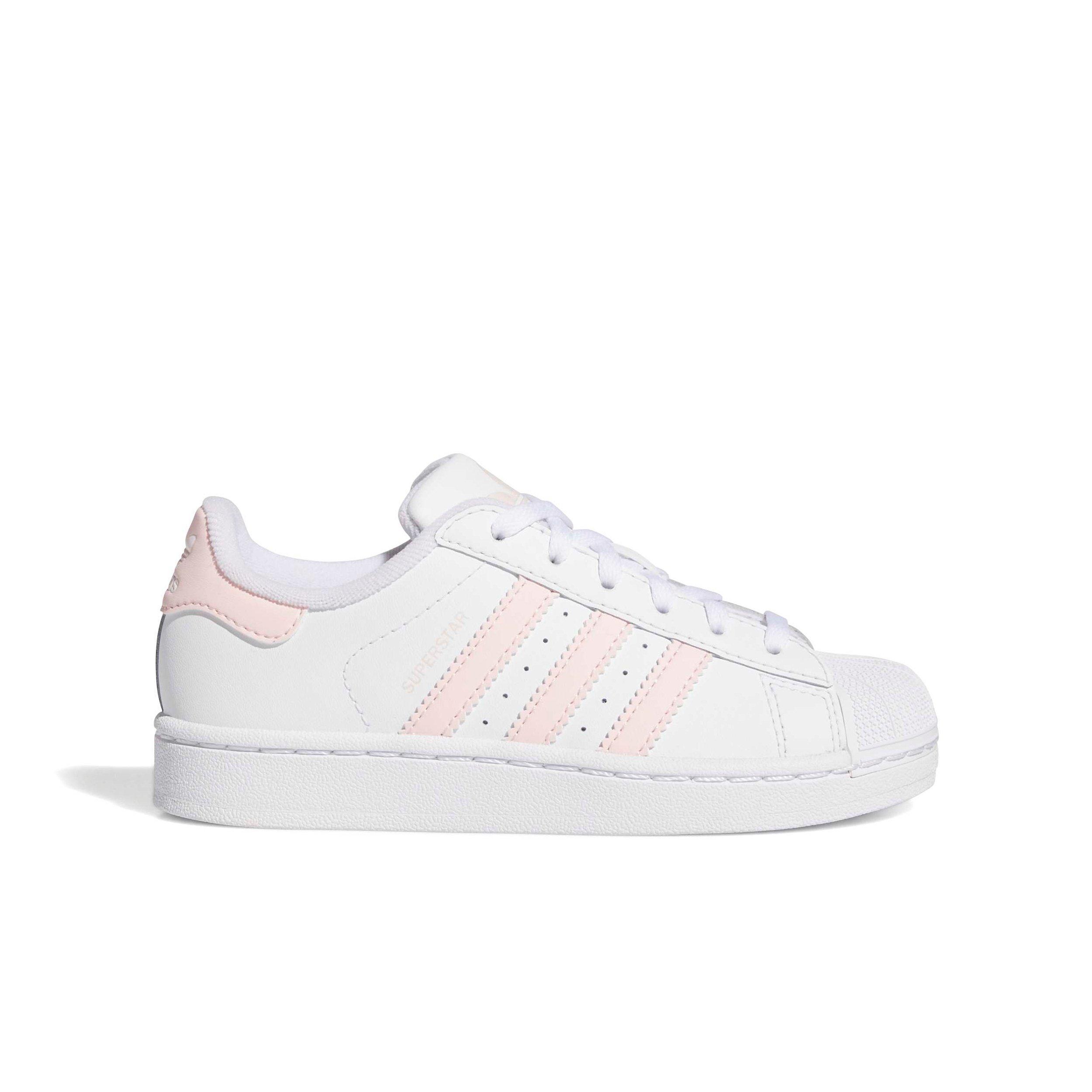 adidas Originals Superstar II "Ftwr White/Sandy Pink/Ftwr White" Preschool Girls' Shoe - WHITE/PINK/WHITE